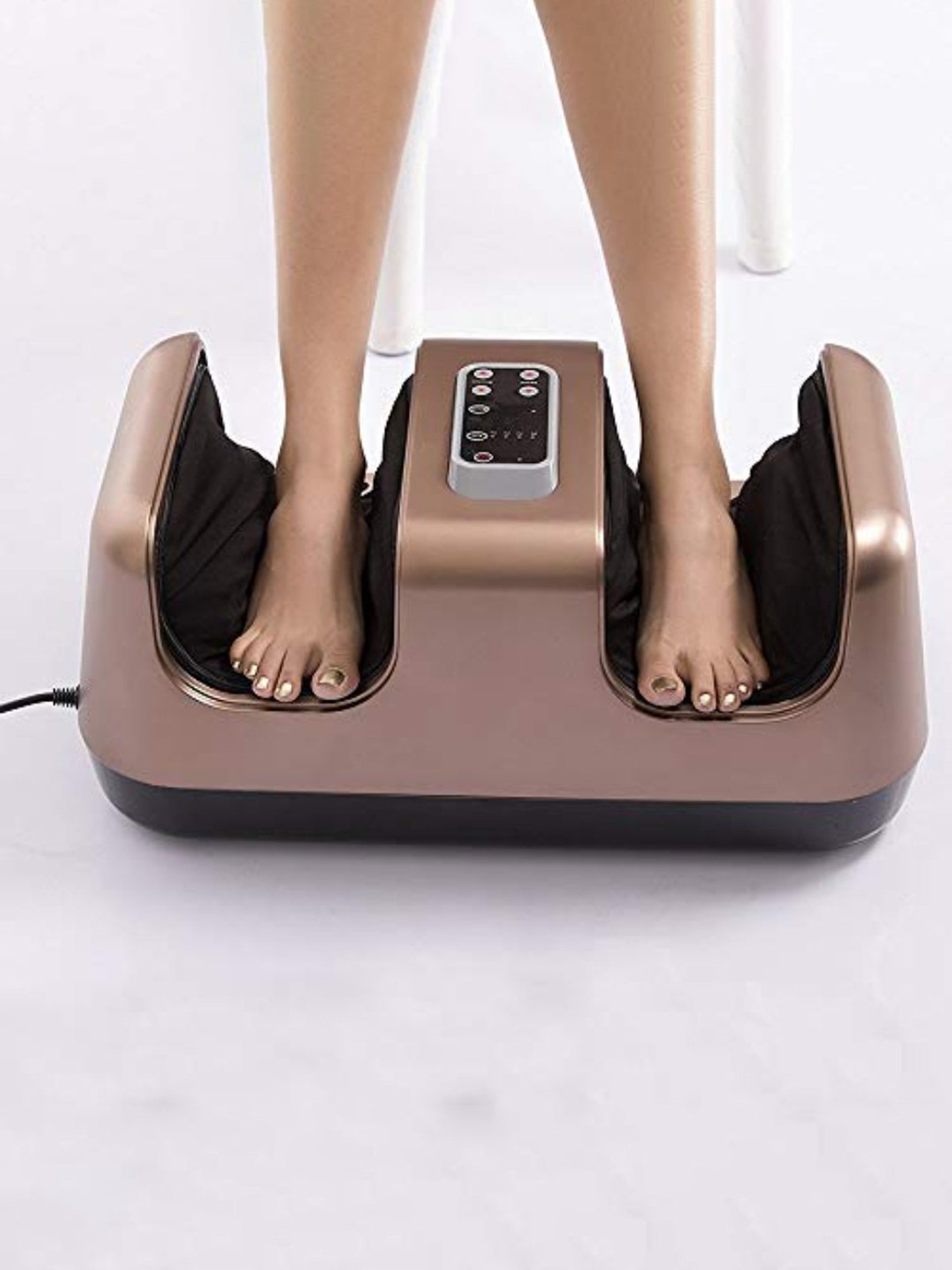 Lifelong LL90 40W Square Foot Massager (Dark Brown)