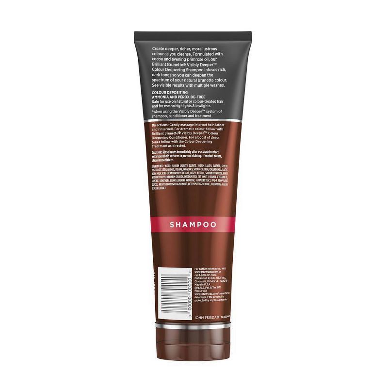 John Frieda Brilliant Brunette Visibly Deeper Shampoo - 8.3 fl oz
