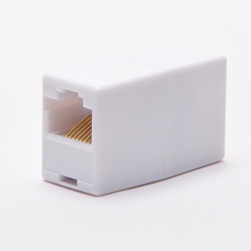 FireFold RJ45-COUP-WHT Cat5E RJ45 Inline Coupler &ndash; RJ45 Inline Coupler Straight &ndash; Female to Female Coupler &ndash; Extend Cables Length &ndash; Cat5E Support