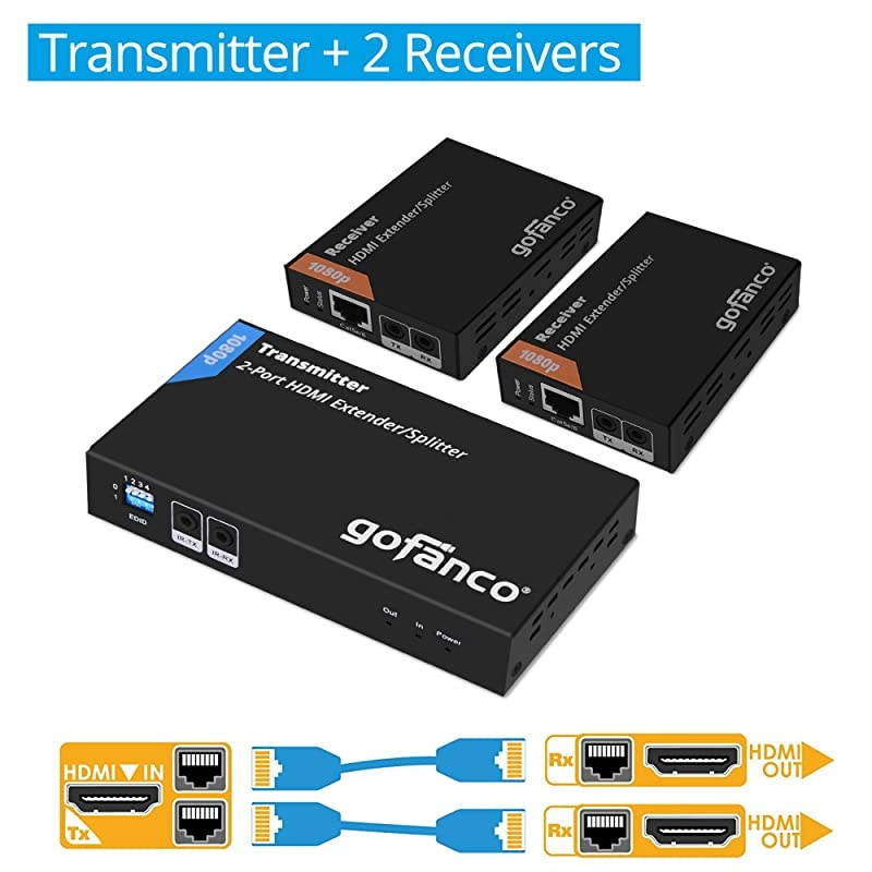 J-Tech Digital Premium Quality SPDIF TOSLINK Digital Optical Audio 1x3 Splitter (One Input 3 Outputs)