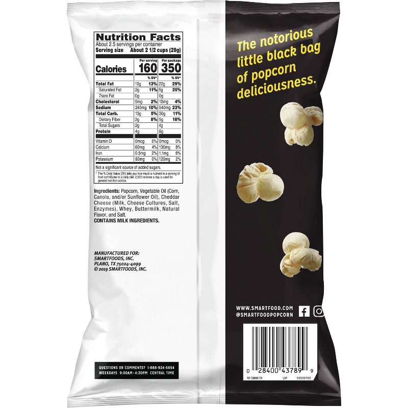 Smartfood White Cheddar Popcorn - 2.38oz