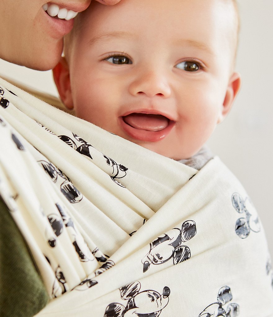 Disney x MOBY Classic Mickey Mouse Print Baby Wrap