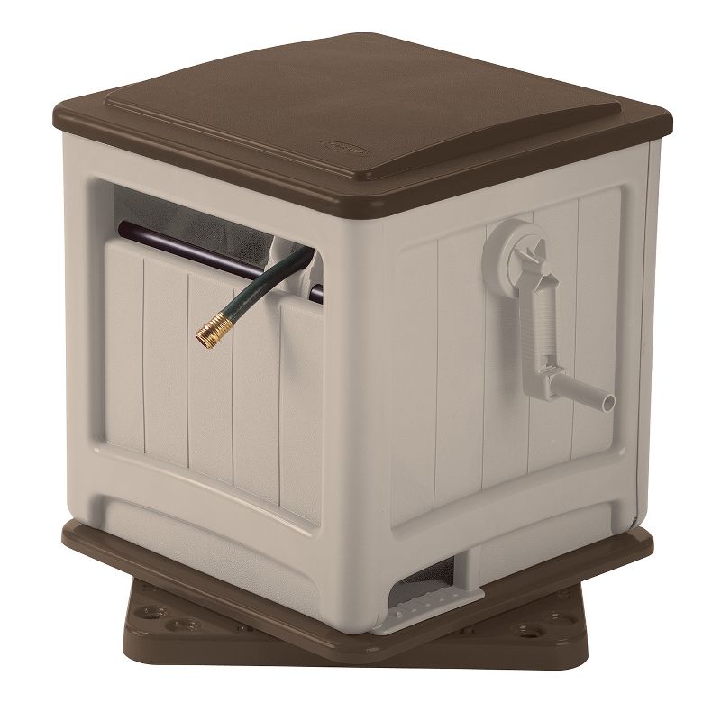 225' Swivel Hose Hideaway - Soft Taupe - Suncast