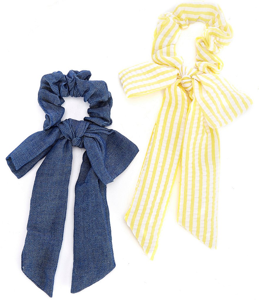 Copper Key Patterned Sparkle and Grosgrain Overlay King Bow