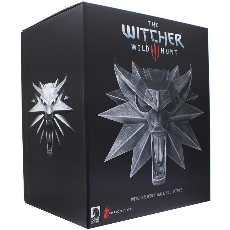 Dark Horse Comics The Witcher 3 Wolf Medallion 8 Inch Resin Wall Sculpture