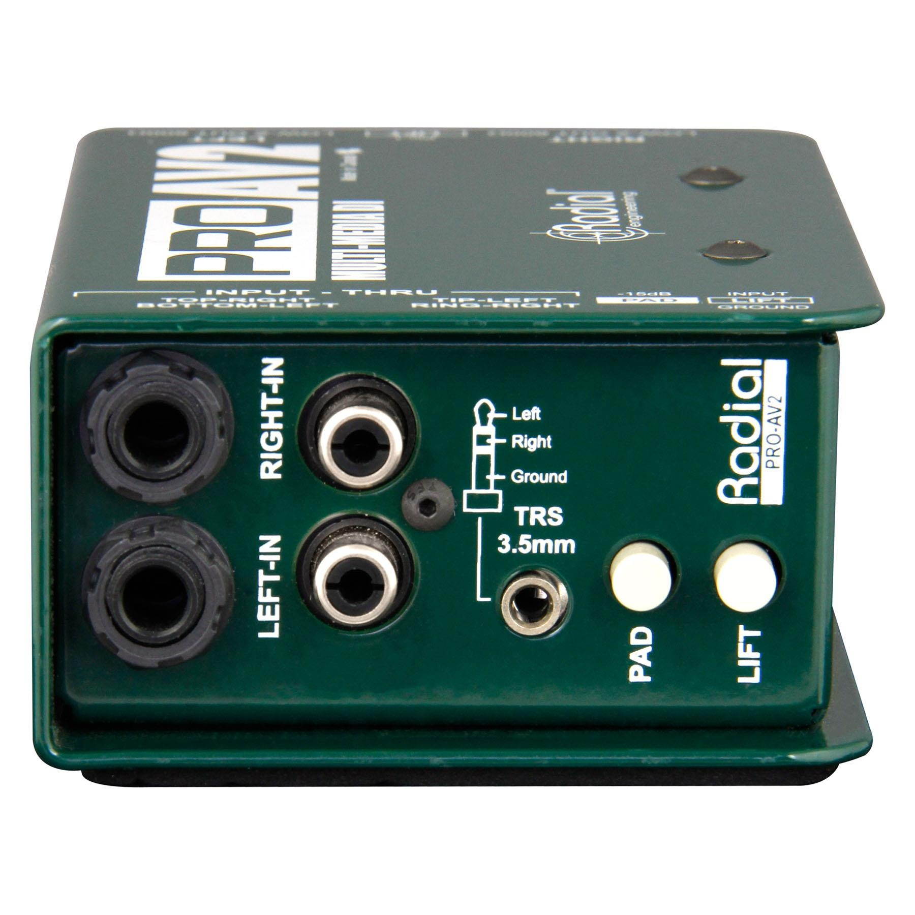 Radial ProAV2 Two Channel Audio Video Direct Box