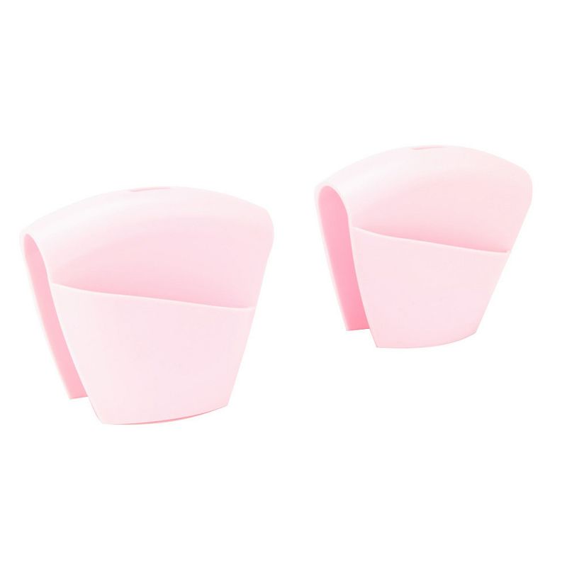 2pk Cotton Buffalo Check Oven Mitt Set Black - Design Imports