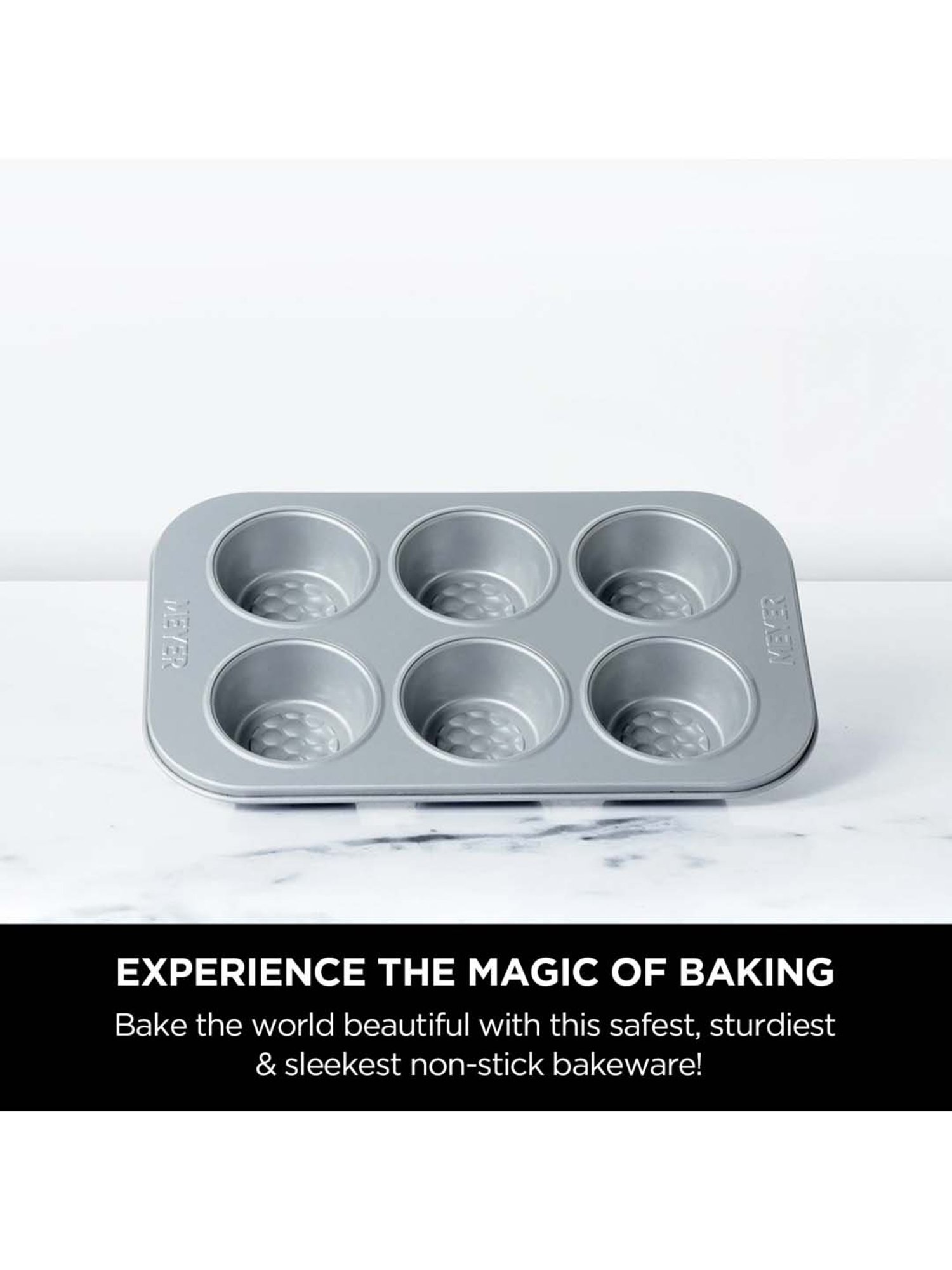 Meyer Bakemaster 6 Cup Deep Muffin Pan