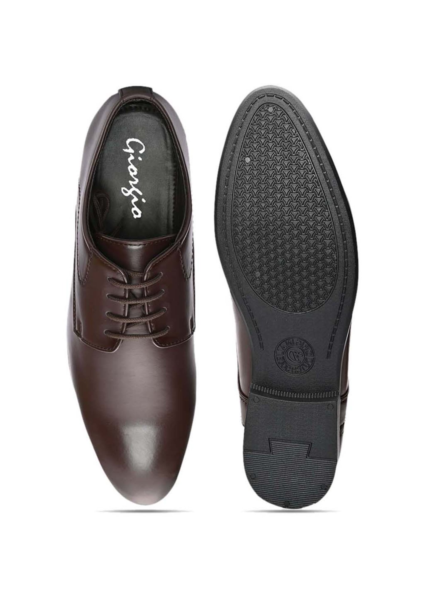 Giorgio Men's Brown Derby Shoes