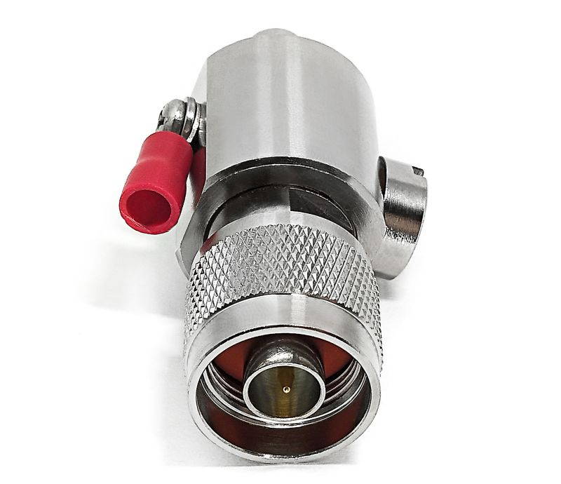 N-Male to RP-SMA Male Adapter Width Surge Protector 0-6GHz WiFi Antenna Coaxial Cable RF Converter -Wireless Network Connector -Lightning Protection Arrestor -Coax Suppressor -Tupavco TP1601