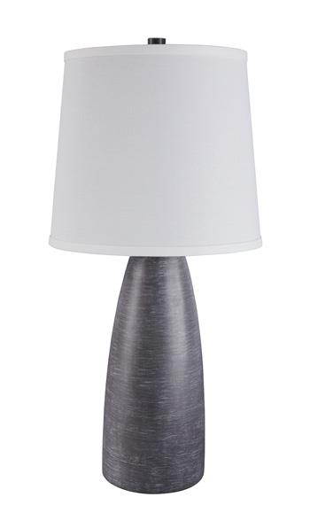 Shavontae Gray Poly Table Lamp L243004 - Set Of 2 Shavontae Gray Poly Table Lamp (2/CN)