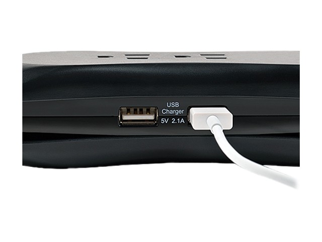 Uninex PS102 RF Remote Control Power Managed 6-Outlet Energy Controlled Surge Protector, Eliminates Standby Idle Electricity Usage, 6-Foot