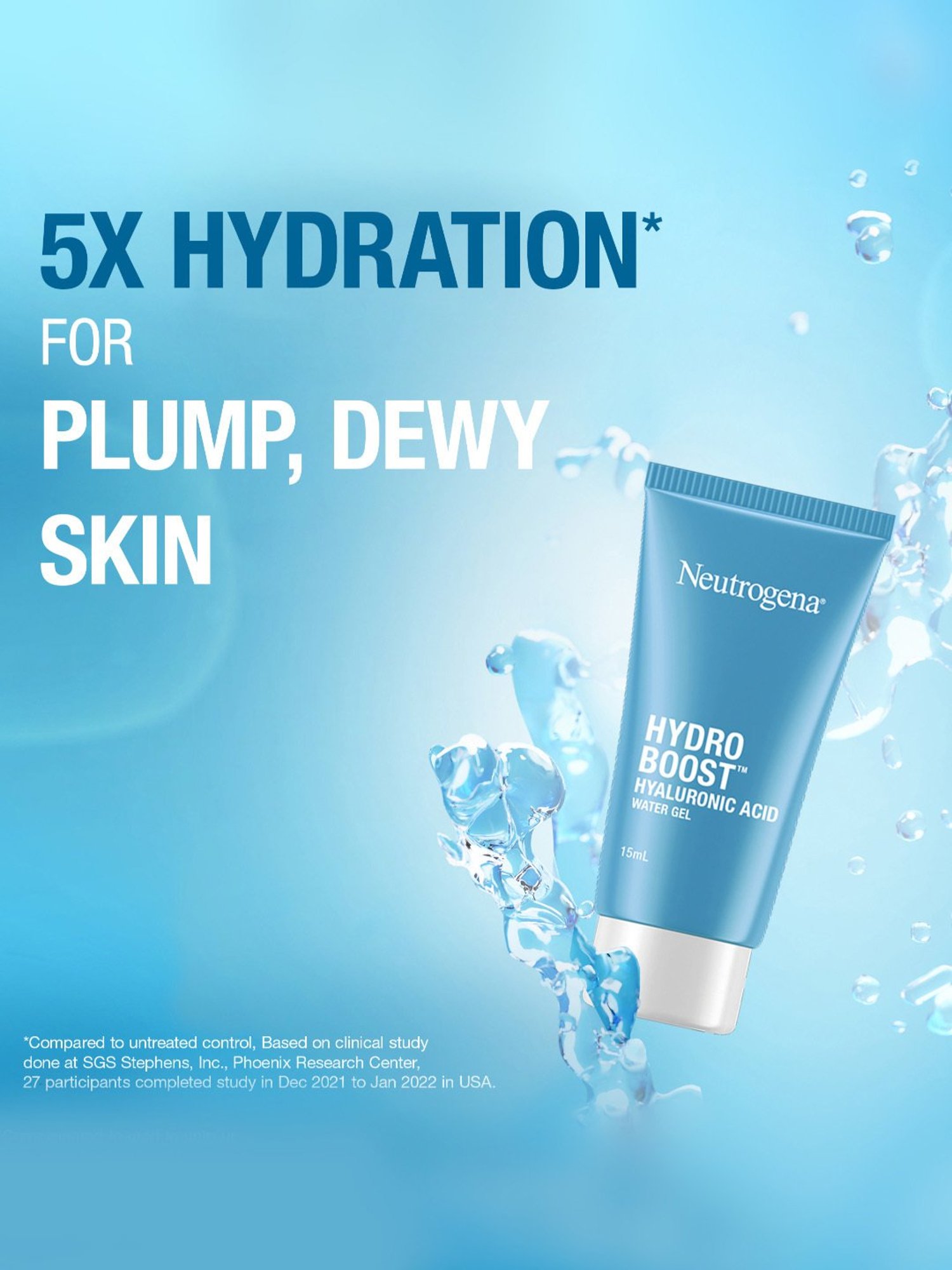 Neutrogena Hydro Boost Hyaluronic Acid Water Gel - 15 ml