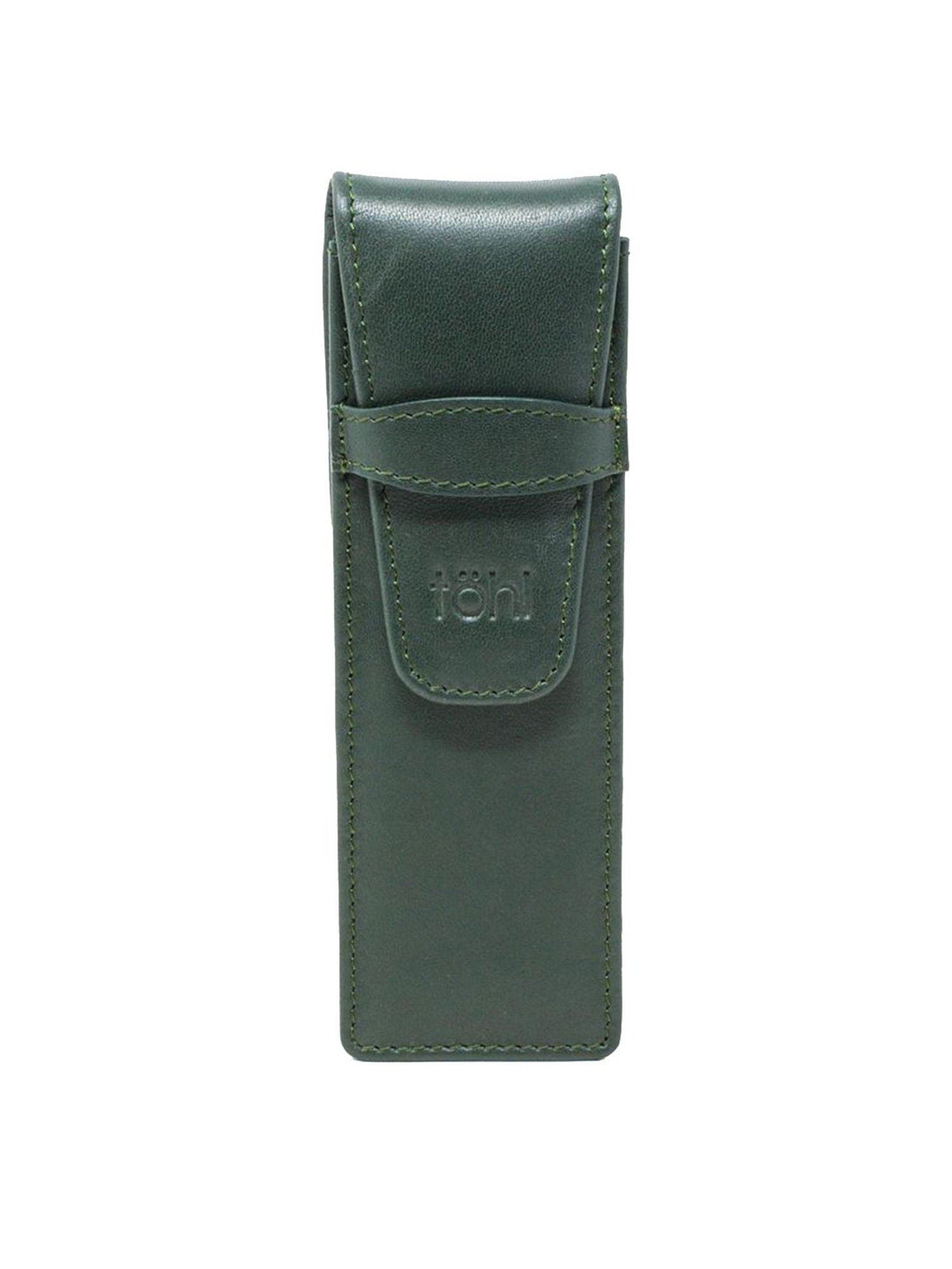 Tohl Kirov Green Casual Leather Bi-Fold Wallet,Keychain & Pen Holder Set for Men