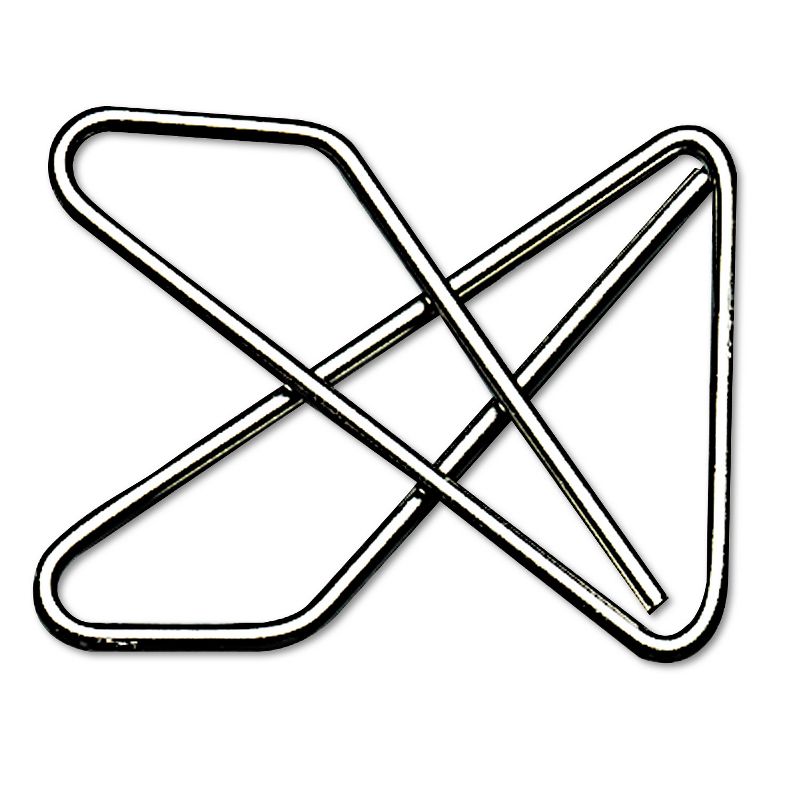 ACCO Ideal Clamps Metal Wire Small 1 1/2" Silver 50/Box 72620