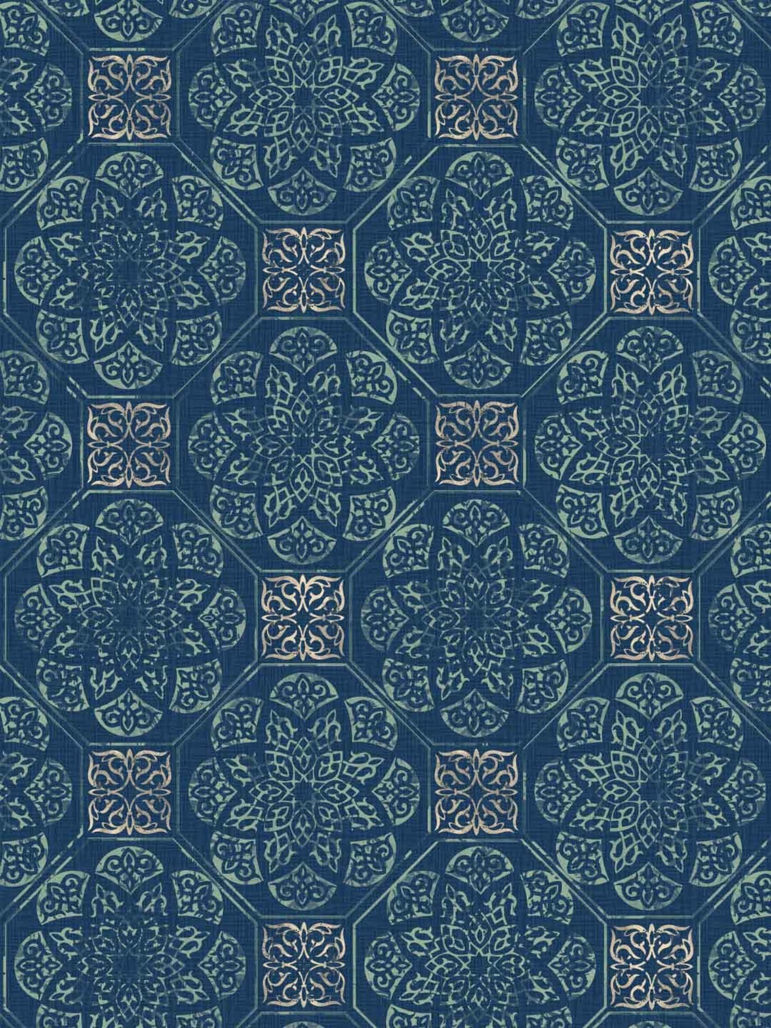 SPACES DRAPE STORY Elegent Navy Blue Polyester 5 ft Window Curtain - Set of 2