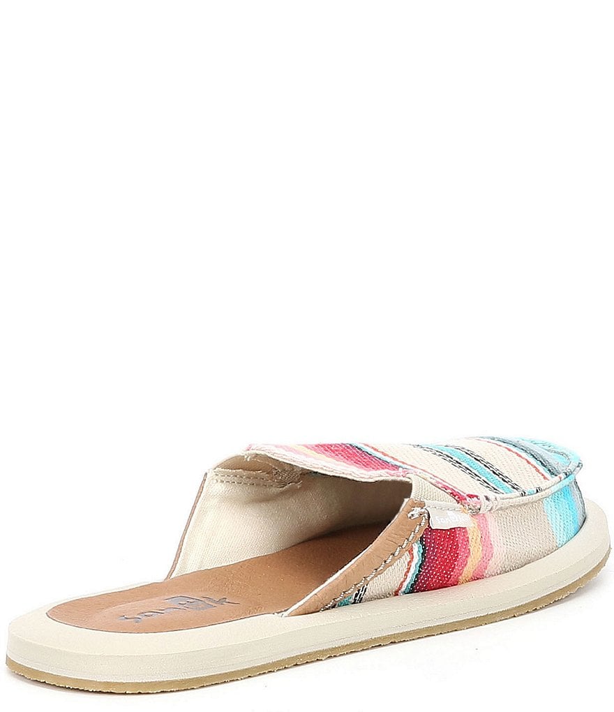 Sanuk Women's You Got My Back Blanket Stripe Mules