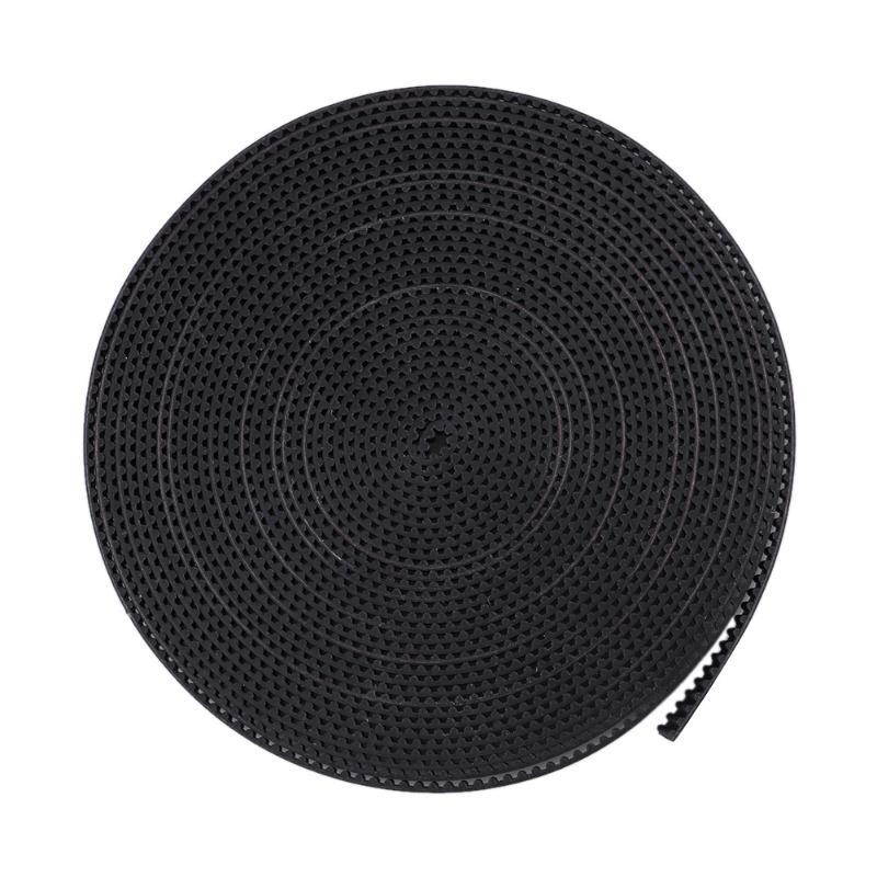 5 Meters Length GT2 Open Timing Belt Width 6mm Neoprene Rubbe Belt for 3D Printer Parts Synchronous Belts Pitch 2mm Black