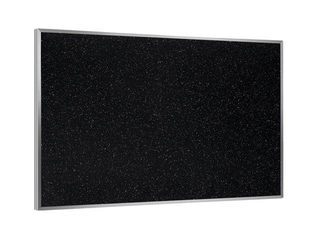 24.0" x 36.0" Aluminum Frame Recycled Rubber Bulletin Board - Confetti