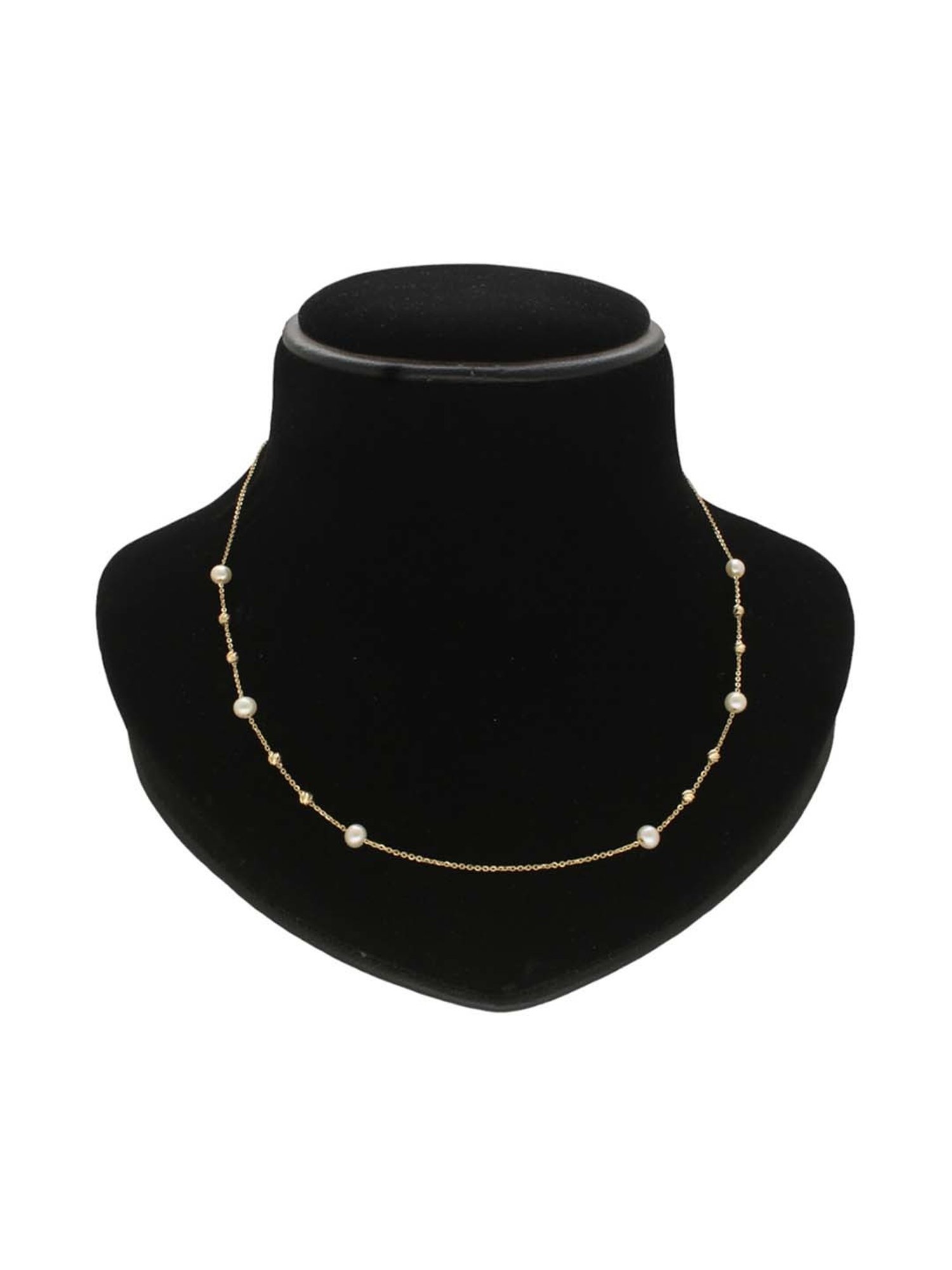 Sri Jagdamba Pearls 18k Kivi Designer Gold Chain