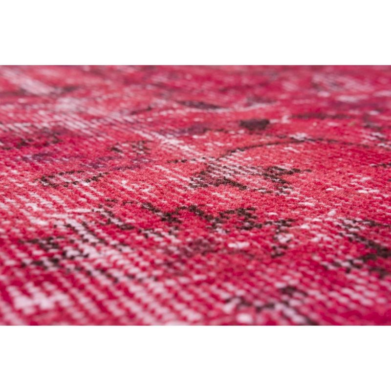 5'4"x8'11" Vintage One-of-a-Kind Fortunat Rug Red - Revival Rugs