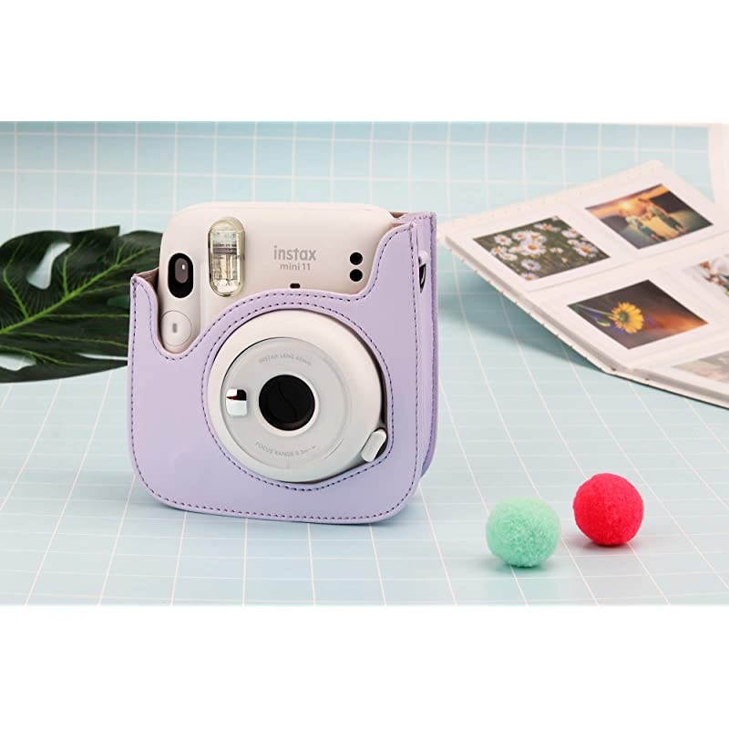 Instant Camera Case for Fujifilm Instax Mini 11 Instant Camera (Lilac Purple A)