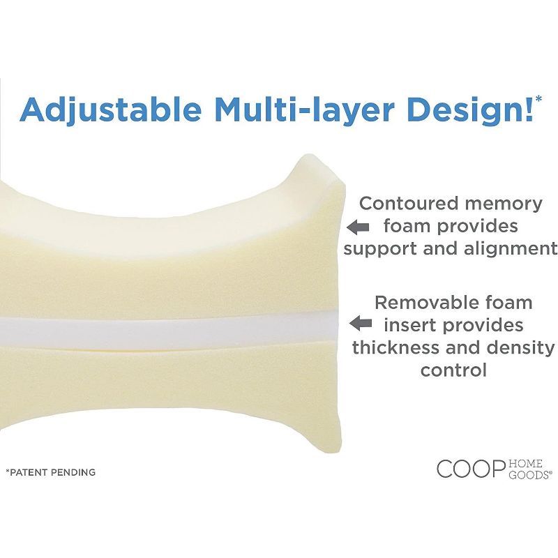 Coop Home Goods Knee Pillow - Adjustable