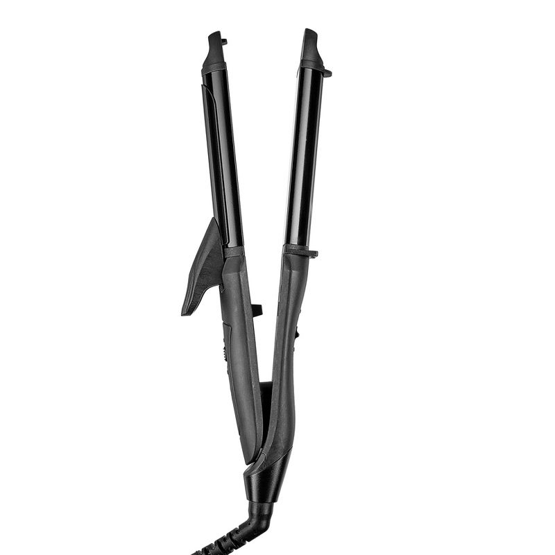 Wet Brush Original Detangler & 2-in-1 Styling Iron Set - Gunmetal