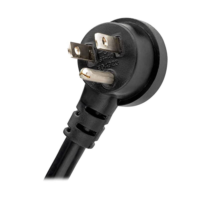 Isobar 6 Outlet Surge Protector Power Strip with 2 USB Charging Ports 10ft Long Cord RightAngle Plug Metal 3840 Joules Lifetime Limited Warranty $50K Insurance IBAR6ULTRAUSBB Black