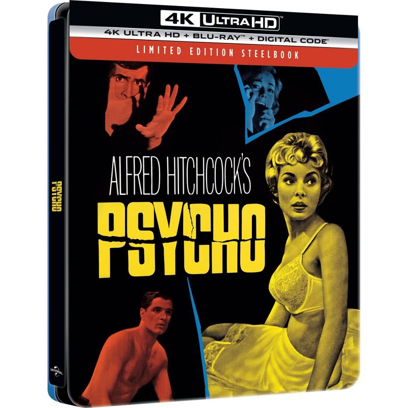 Psycho (SteelBook) (4K/UHD + Blu-ray + Digital)