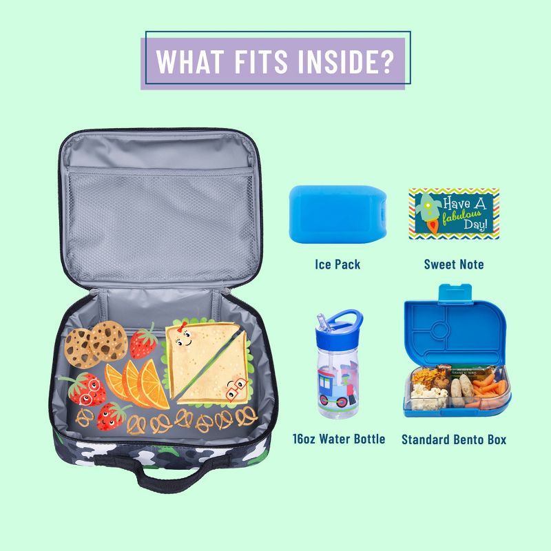 Wildkin Camouflage Lunch Box - Green