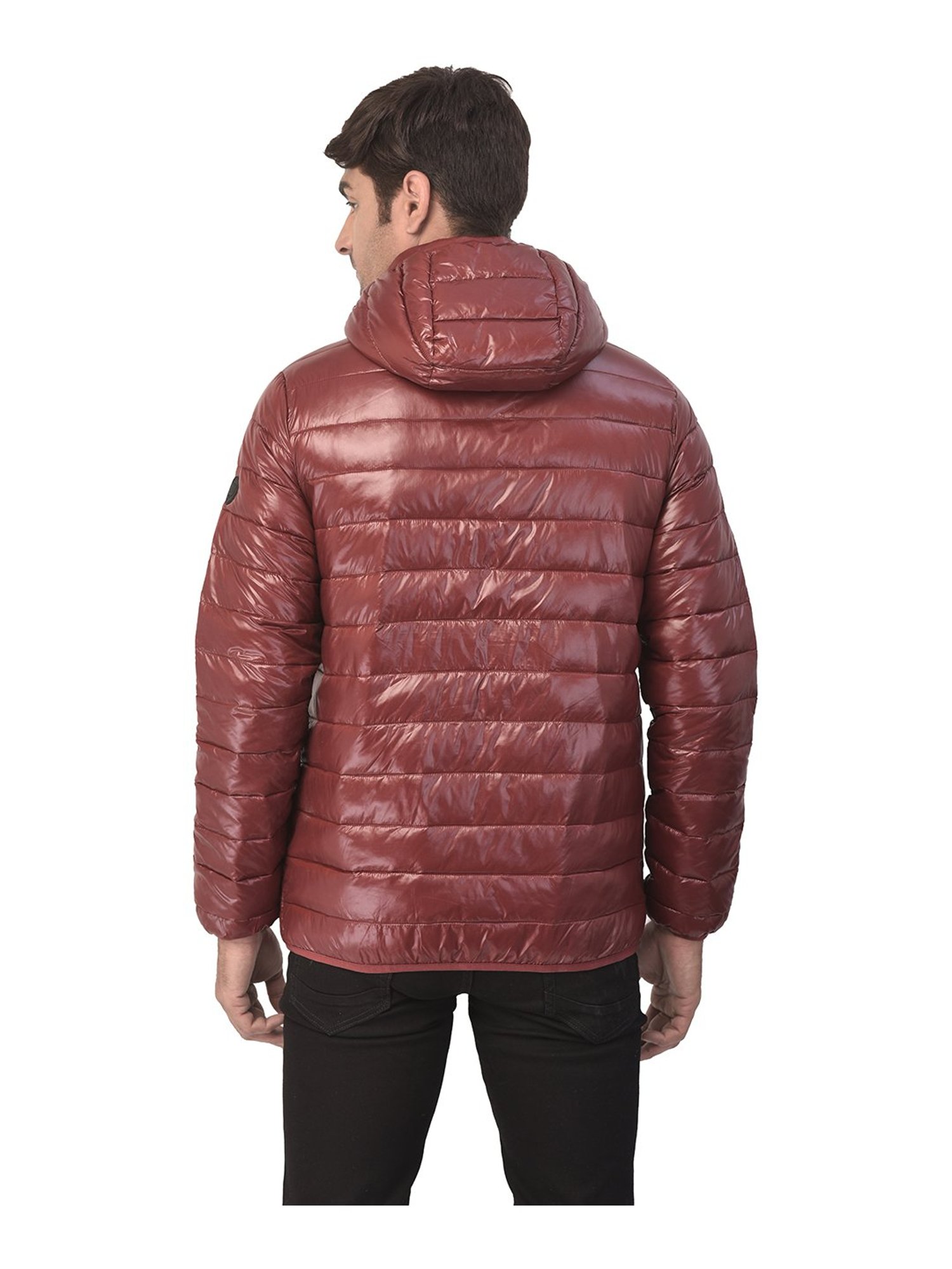 Woods Wine Nylon Hooded Jacket