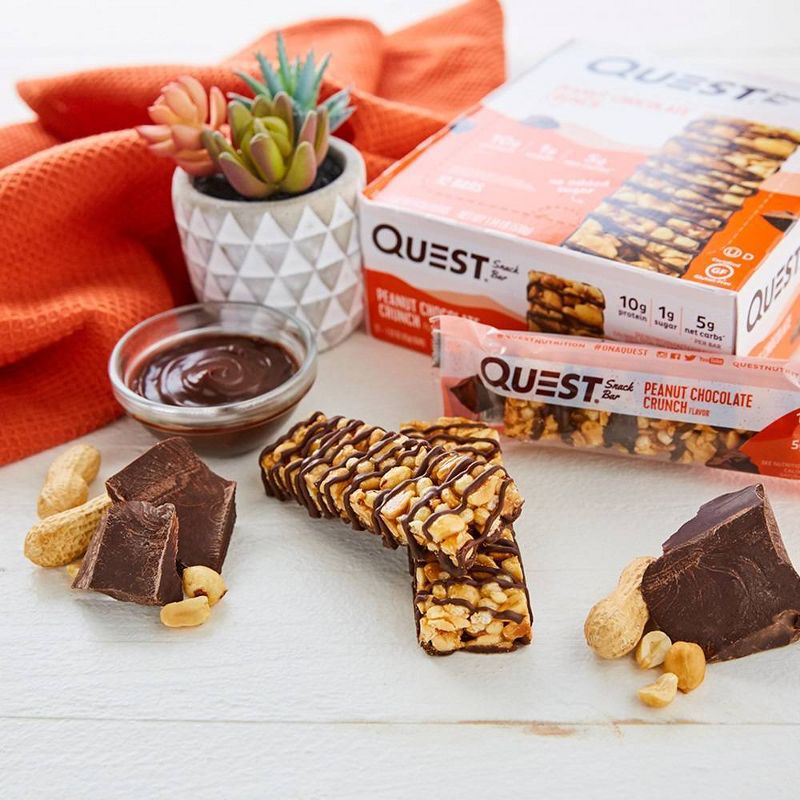 Quest Peanut Chocolate Crunch Snack Bar - 5ct/ 7.6oz