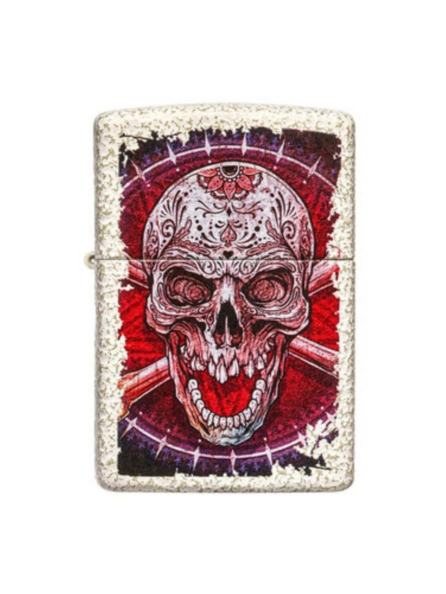 Zippo Silver & Grey Love Brass Pocket Lighter