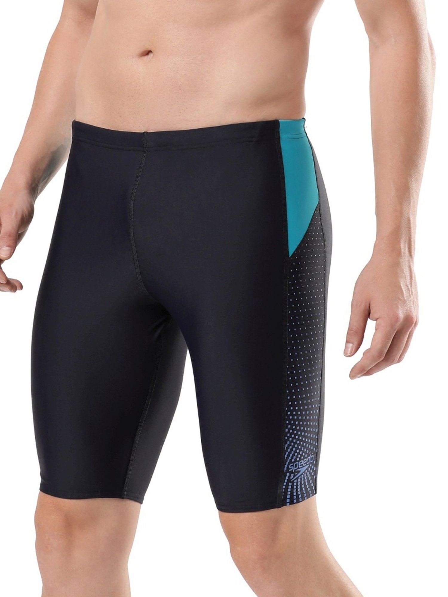 Speedo Ink Blue Regular Fit Printed Swim Shorts