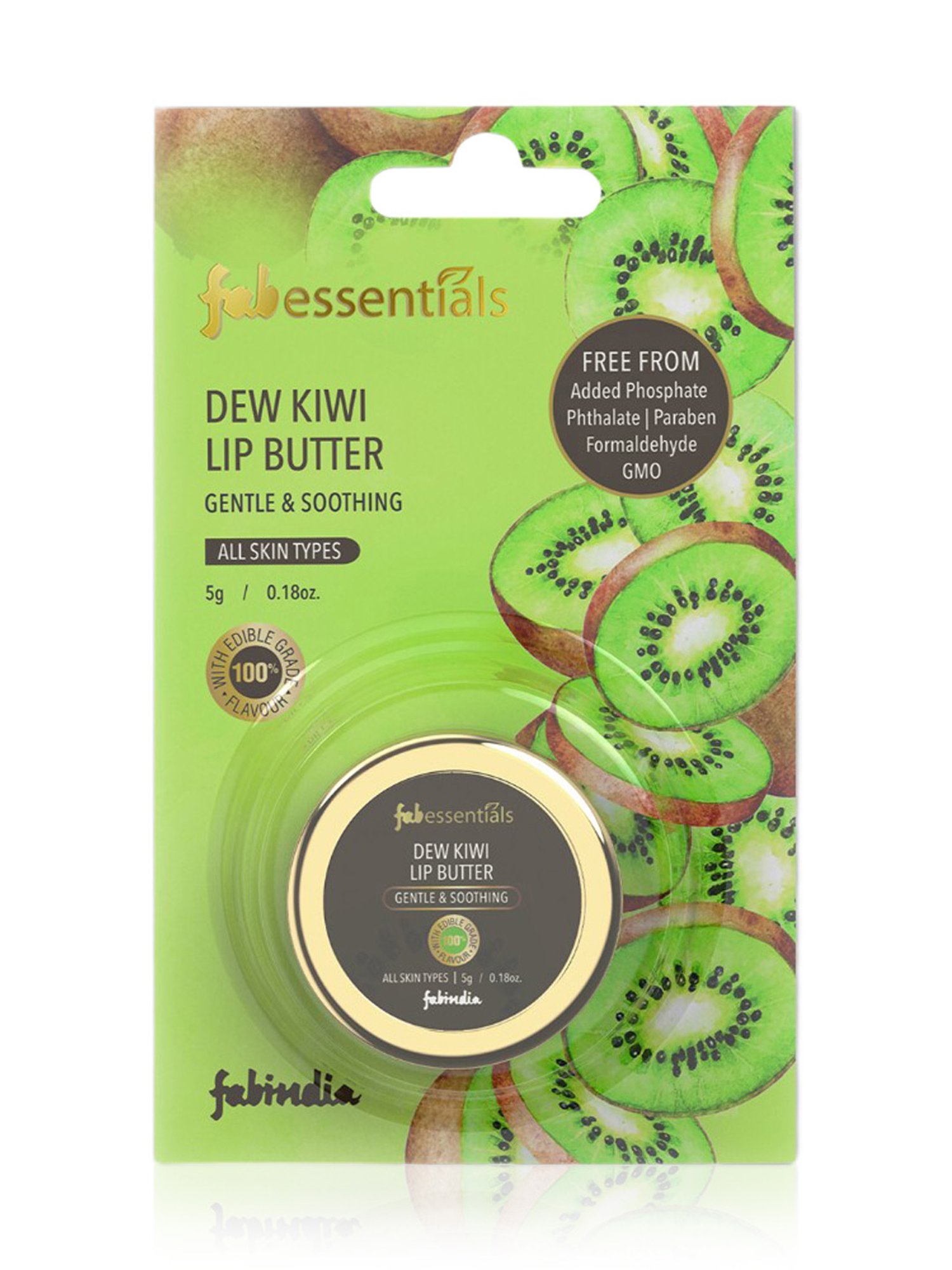 Fabessentials Dew Kiwi Lip Butter - 5 gm