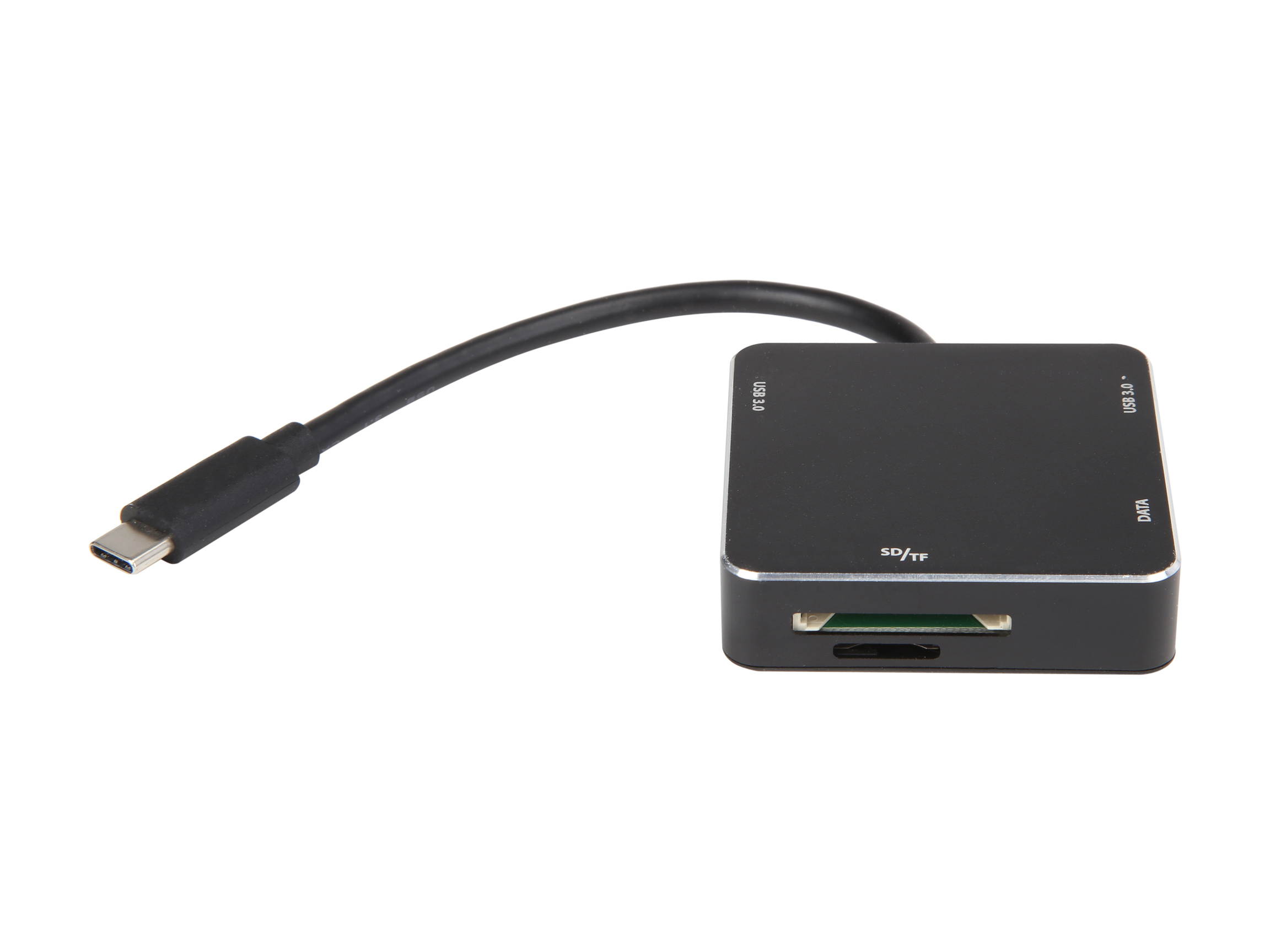 SYBA SD-HUB50114 USB 3.1 Gen 1 Type-C Mini USB 3.0 Hub and SD Card Reader