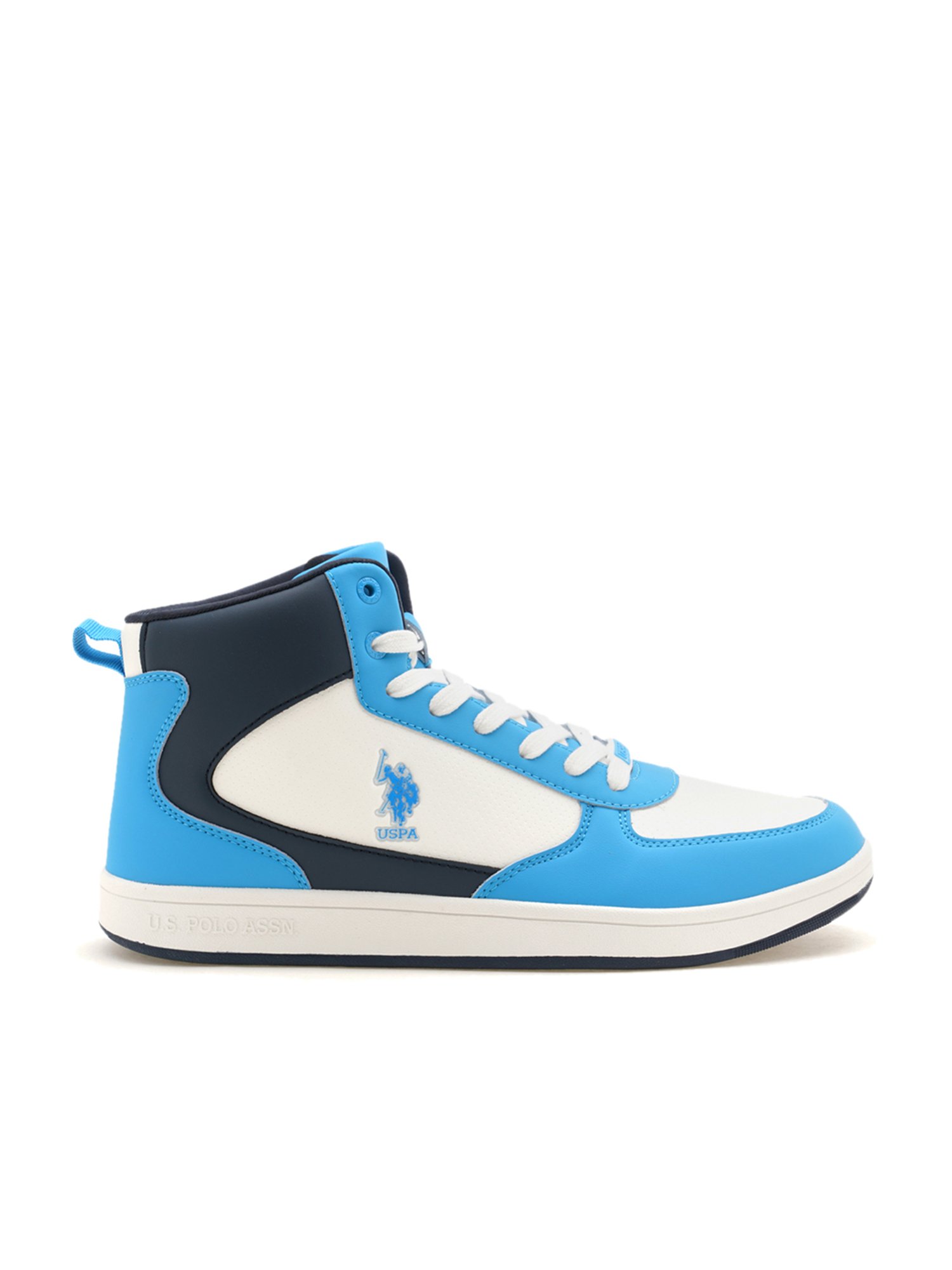 U.S. Polo Assn. Men's Blue Ankle High Sneakers