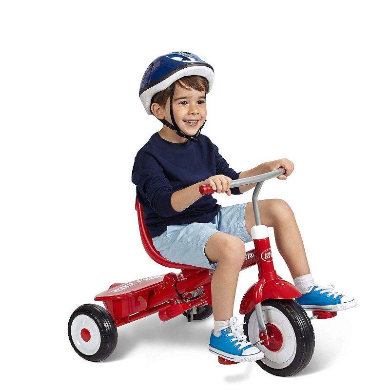 Kinderfeets White Adjustable Toddler and Kids Bike Helmet Bundle with Kinderfeets Sage GreenTiny Tot PLUS 2-in-1 Balance Trike Tricycle