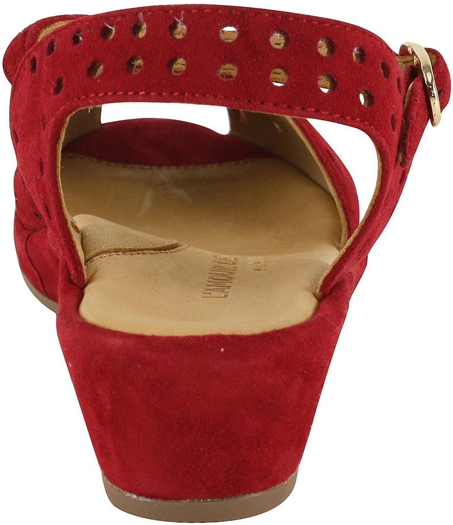 L'Amour Des Pieds Brenn Suede Wedge Sandals