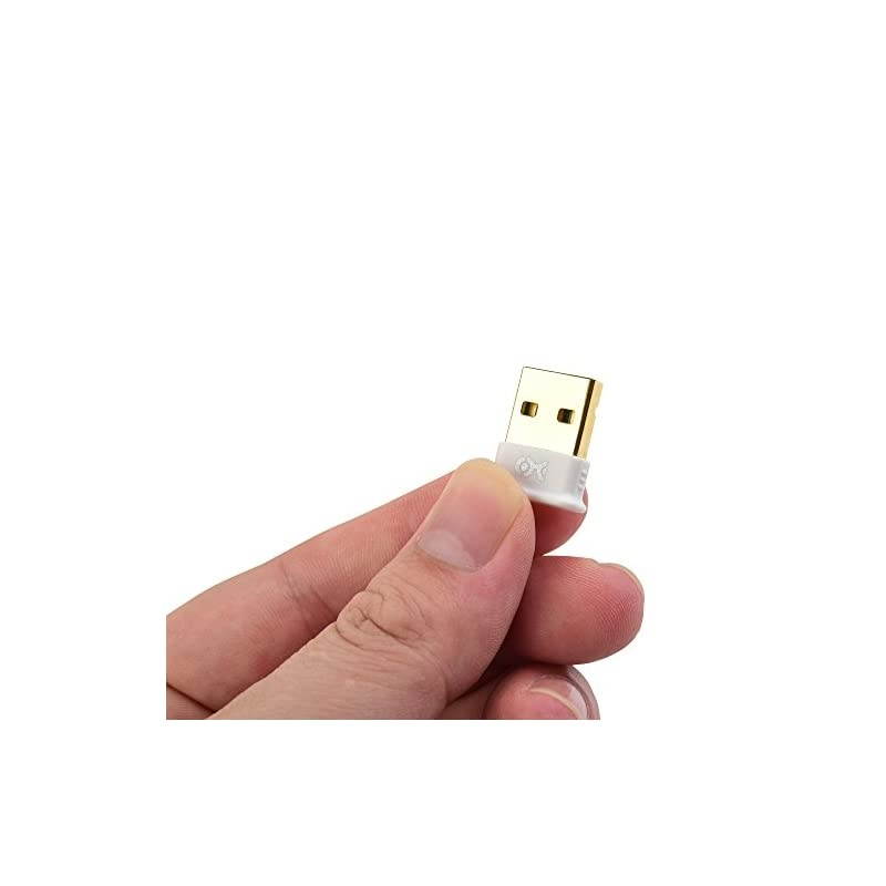USB Bluetooth Adapter USB to Bluetooth 40 Adapter for Windows 10 81 8 7 Vista XP Raspberry Pi in White