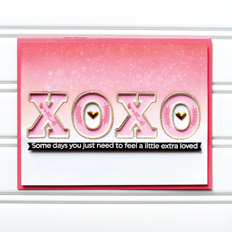 Pinkfresh Studio Clear Stamp Set 6"X8"-Adore Alpha