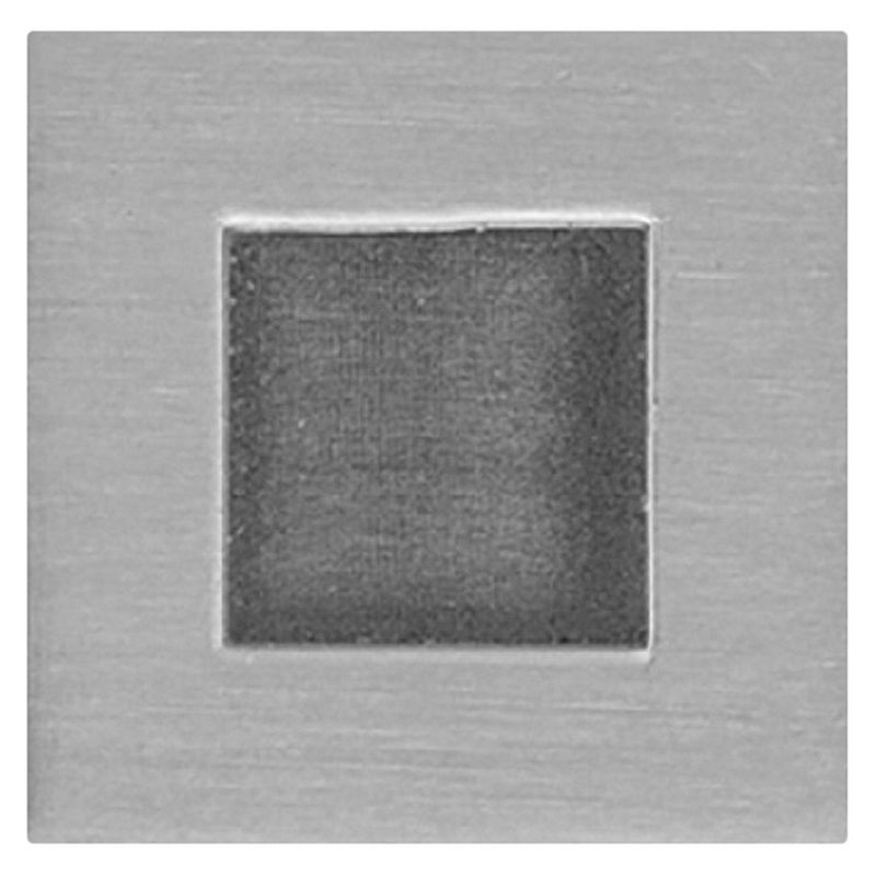 Sumner Street Home Hardware 0.625 4pc Knob Satin Nickel Rhombus Cube