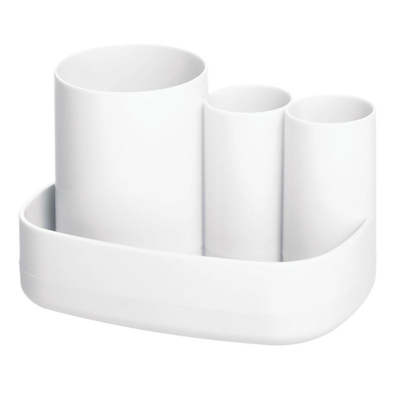 Cade Toothbrush Holder White - iDESIGN