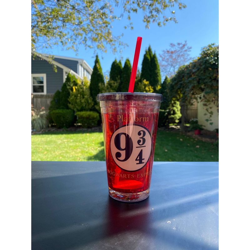 Disney Spider-Man 22oz Plastic Flip Top Tumbler with Strap Red