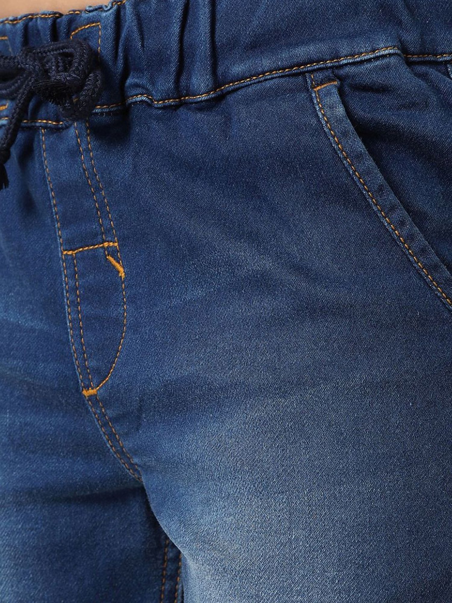 Gas Kids Blue Slim Fit Shorts