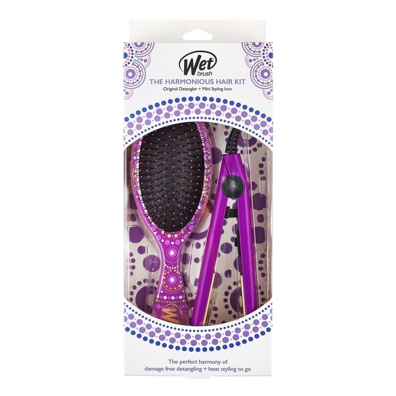 Wet Brush Harmonious Hair Kit - Purple Mandala