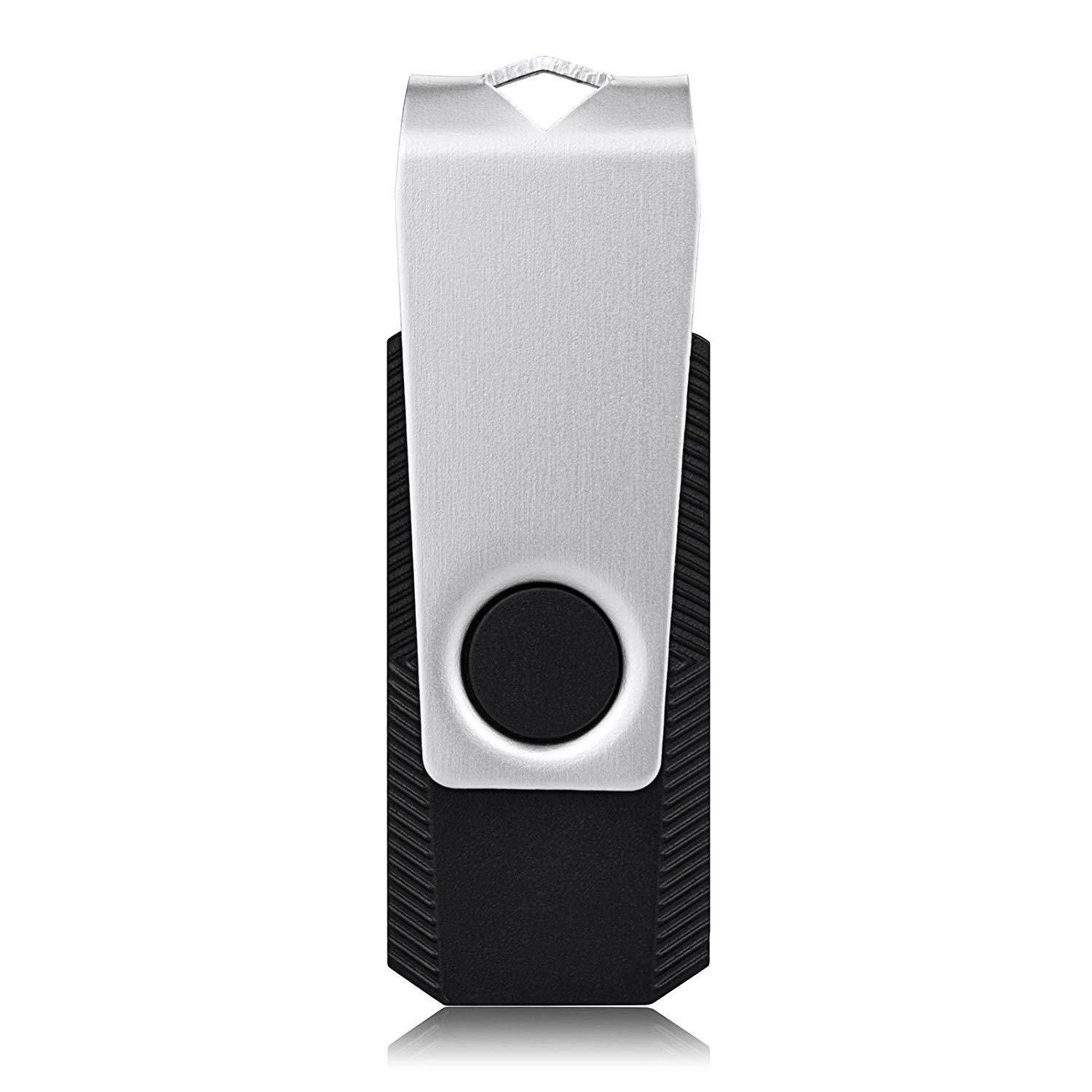 TOPESEL 64GB USB 2.0 Flash Drive Memory Stick Thumb Drive Swivel USB JumpDrive