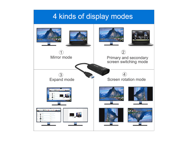 Wavlink USB-C to Dual 4k HDMI MST Adapter Splitter, Thunderbolt 3 Compatible, USB Type C to HDMI Multi Monitor Converter for Macbook, Macbook Pro, Macbook Air,iPad Pro ect (DP Alternate Mode Required)