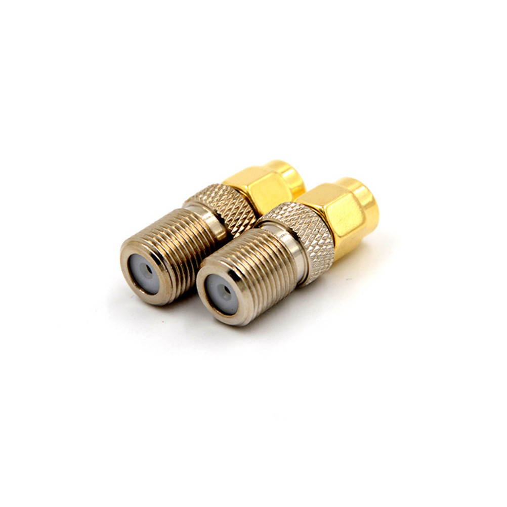 F Female Jack to SMA Male Plug Straight RF Coax Coaxial Connector Adapter